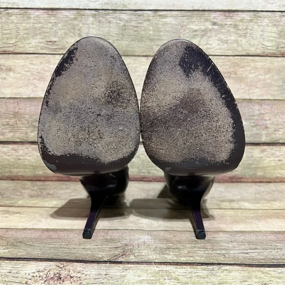 Salvatore Ferragamo Black Leather Heels